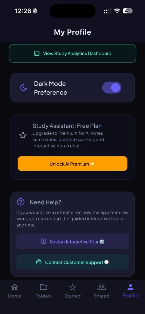 Premium Settings