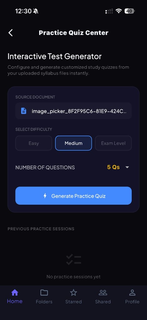 Quiz Settings